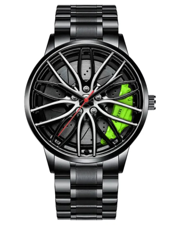 Men's Automatic Wheel-Style Watch