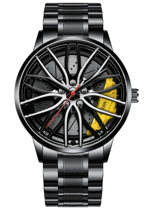 Men's Automatic Wheel-Style Watch